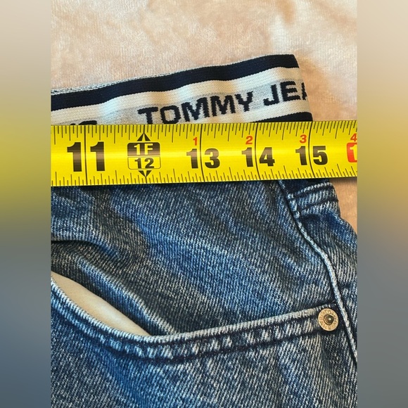 Vintage Tommy Jeans Spellout Waistband Straight Leg Women’s 30x30 90s - Picture 5 of 9